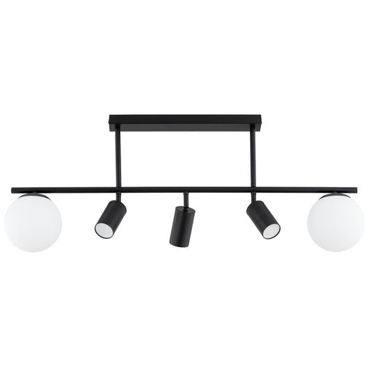 CEILING LAMP ALFA ESKA Black 3 x GU10 & 2 x E14