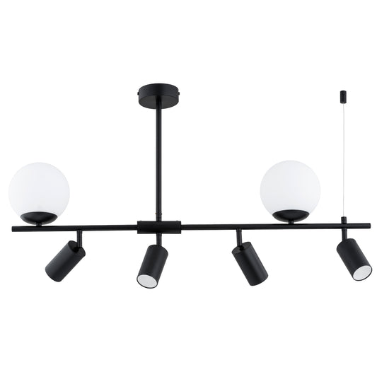 CEILING LAMP ALFA NESKA Black & White 4 x GU10 & 2 x E14