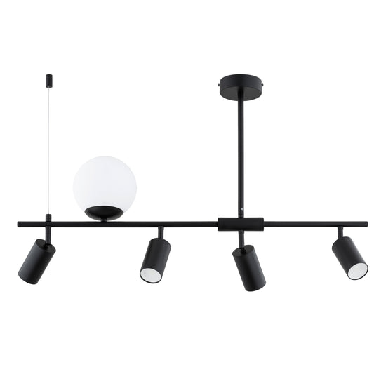 CEILING LAMP ALFA NESKA Black 4 x GU10 & 1 x E14