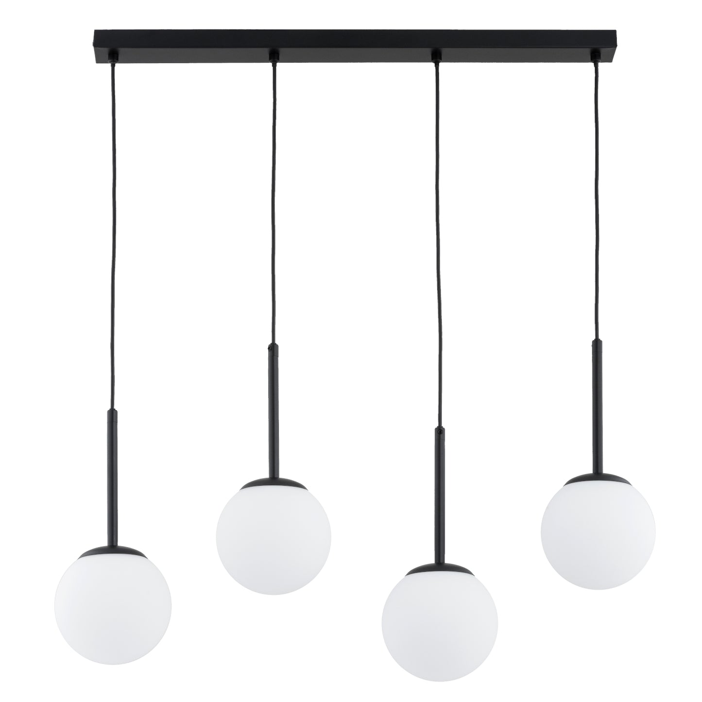 PENDANT LAMP ALFA PERIO Black & White 4 x E14