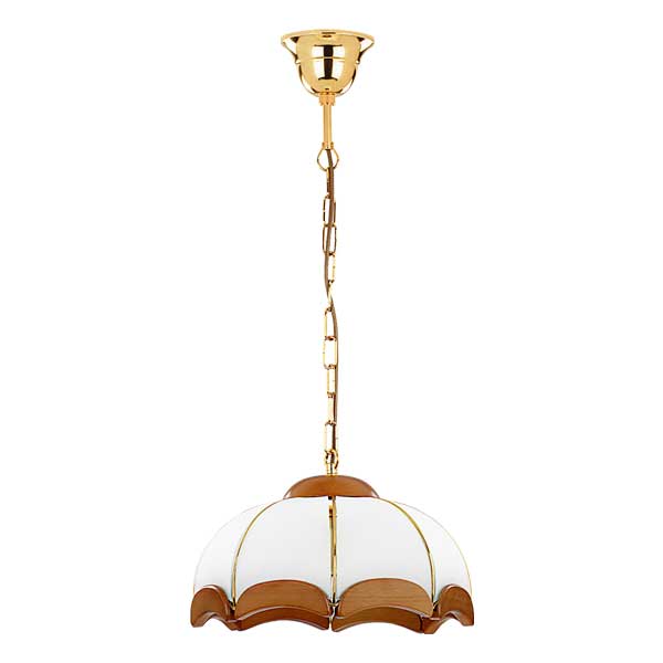 PENDANT LAMP ALFA SIKORKA Wooden 1 x E27