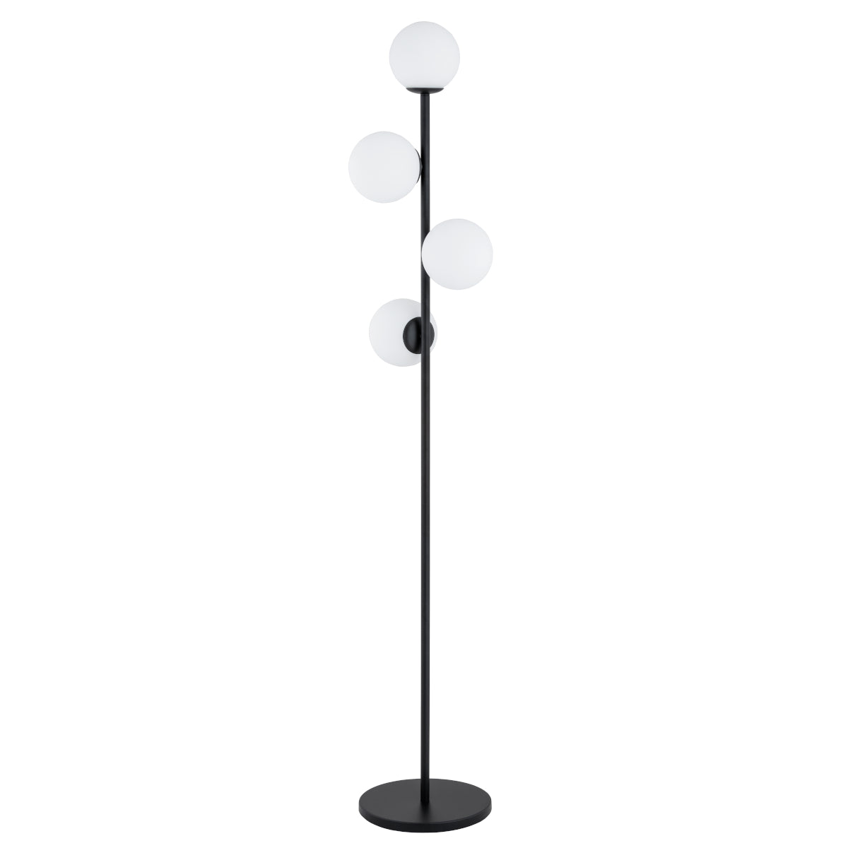 FLOOR LAMP ALFA MALAGA Black & White 4 x E14