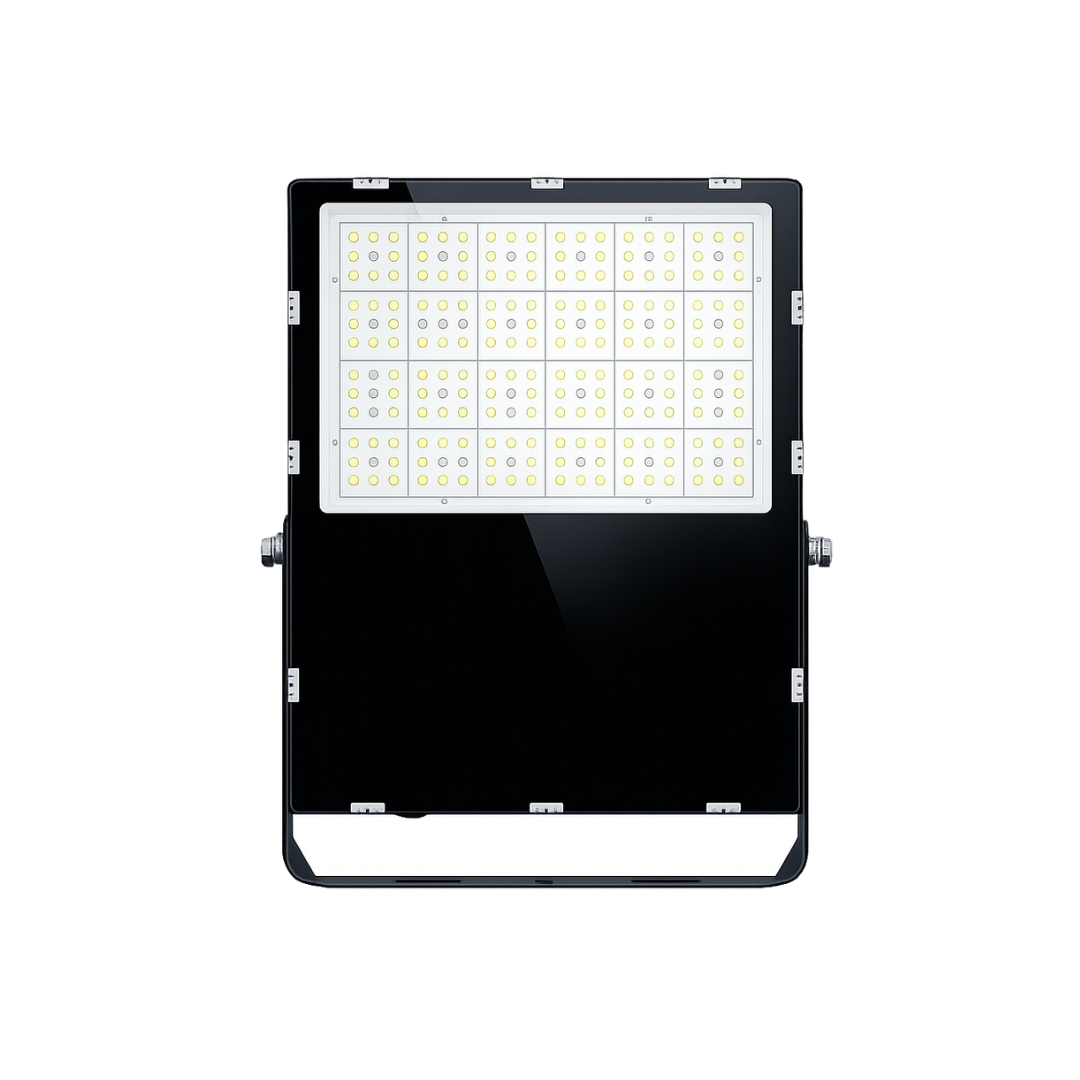 Asymmetrical LED Flood Light Range LED flood light with black casing