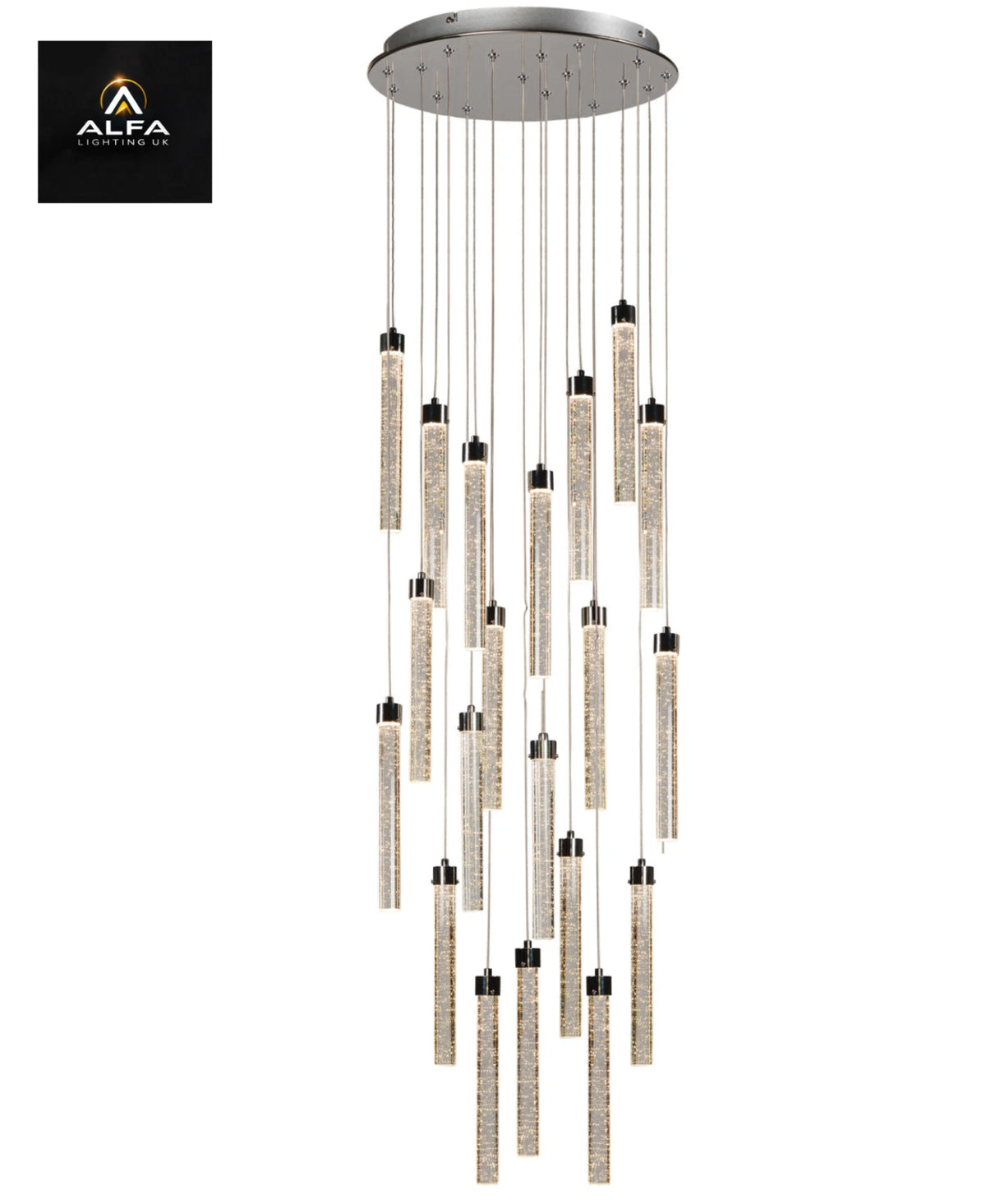 BRAVO Lighting | FROZEN | 20 X 3W Light | LED Pendant Chandelier | 4000K - CLEARANCE