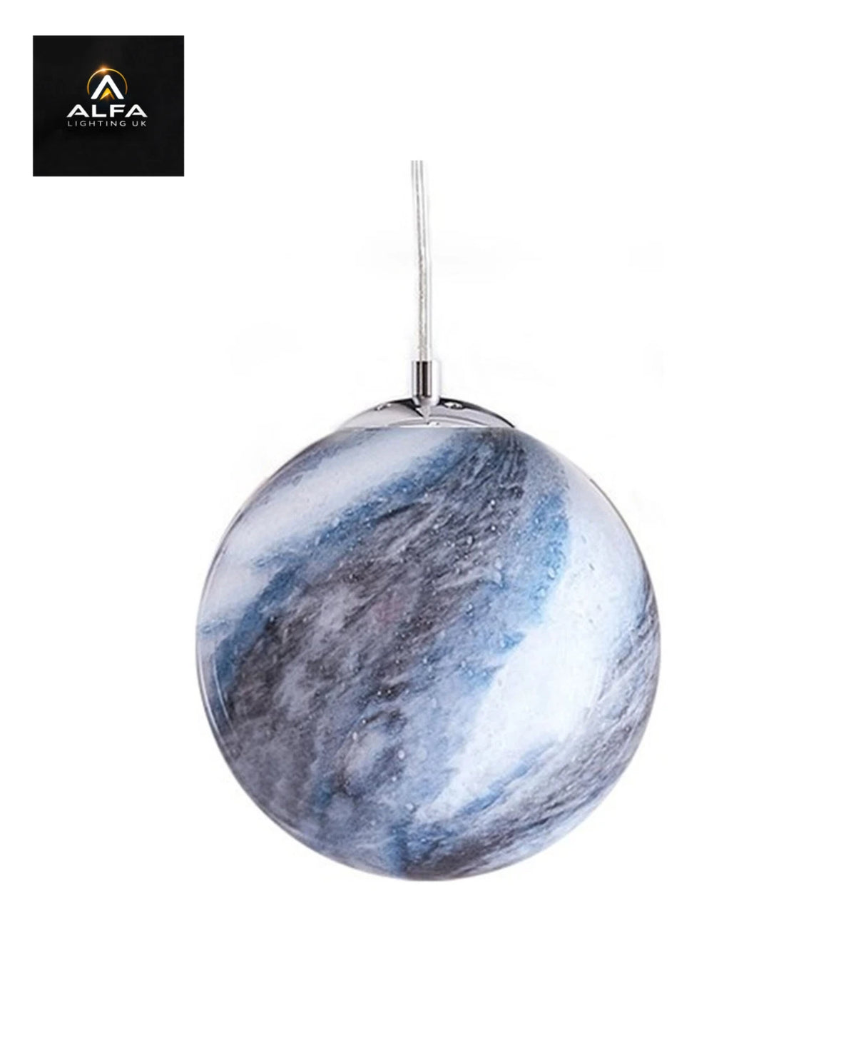 Bravo Lighting | 1193 | GALAXY | 1 Light Pendent | Neptune | LARGE - CLEARANCE
