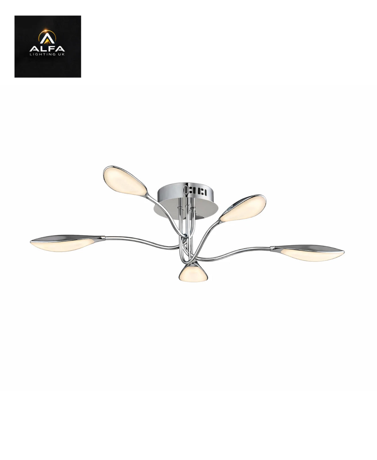 Bravo Lighting | BL12203 | LILY | 5 x LED Ceiling Light Semi-flush - CLEARANCE