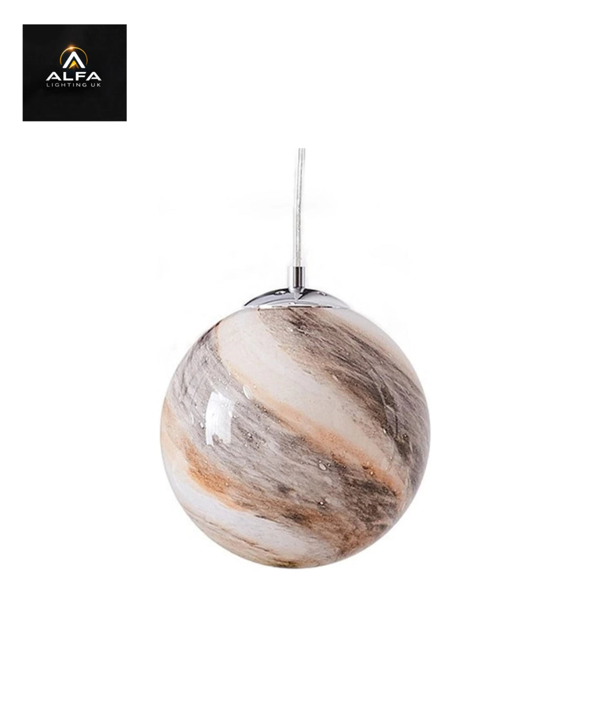 Bravo Lighting | 1188 | GALAXY | 1 Light Pendant | Jupiter | Small - CLEARANCE