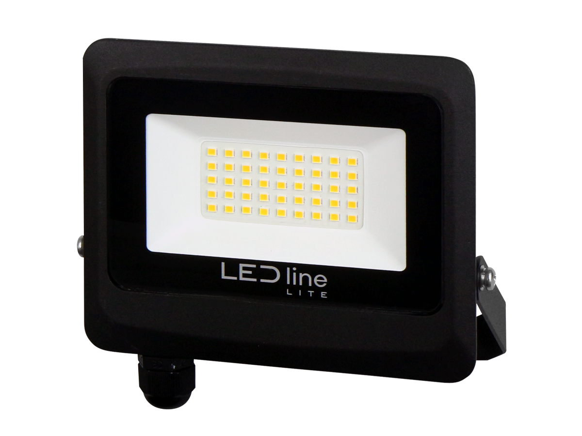 30W LED Flood Light | 3000lm | 4000K | IP65