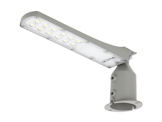 30W LED Street Light with Twilight Sensor/Photocell | 3000lm | 4000K | Grey