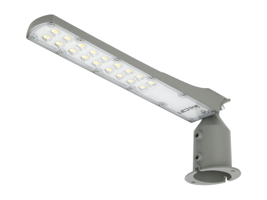 50W LED Street Light with Twilight Sensor/Photocell | 5000lm | 4000K | Grey