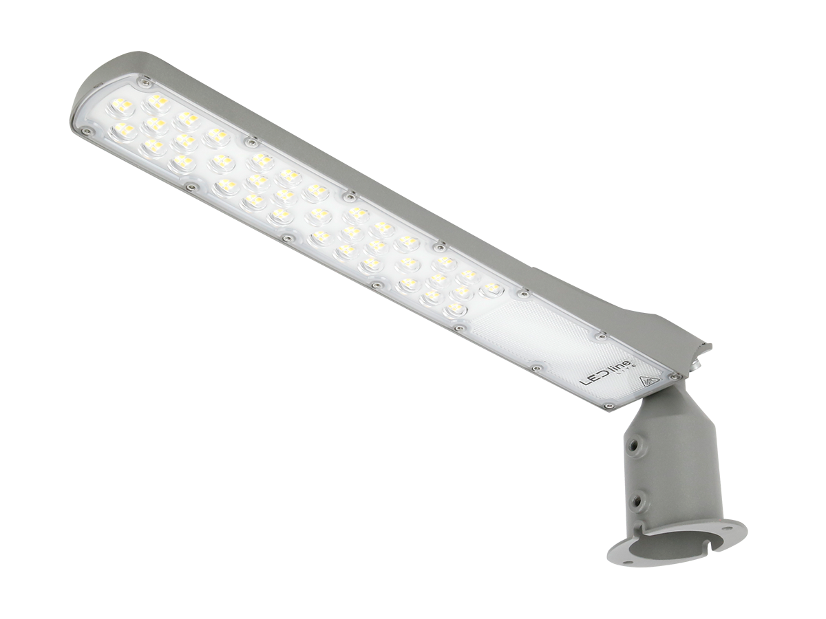 100W LED Street Light with Twilight Sensor/Photocell | 10,000lm | 4000K | Grey