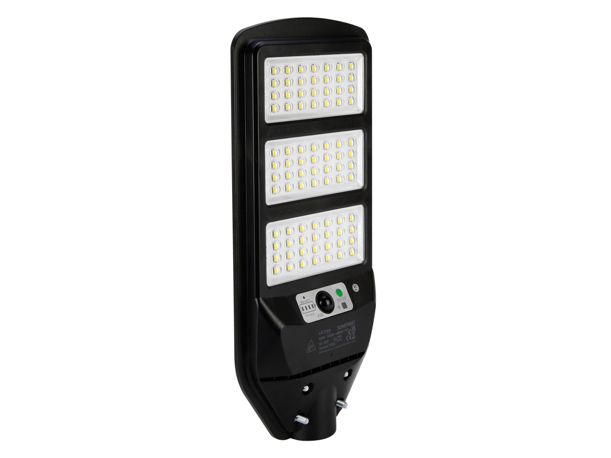 Solar LED Street Light | 1300lm | 6500K | Motion Sensor & Remote | IP54
