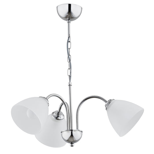 CHANDELIER ALFA TORA Chrome 3 x E27