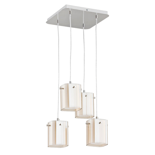 PENDANT LAMP ALFA ASHLEY Chrome 4 x E27
