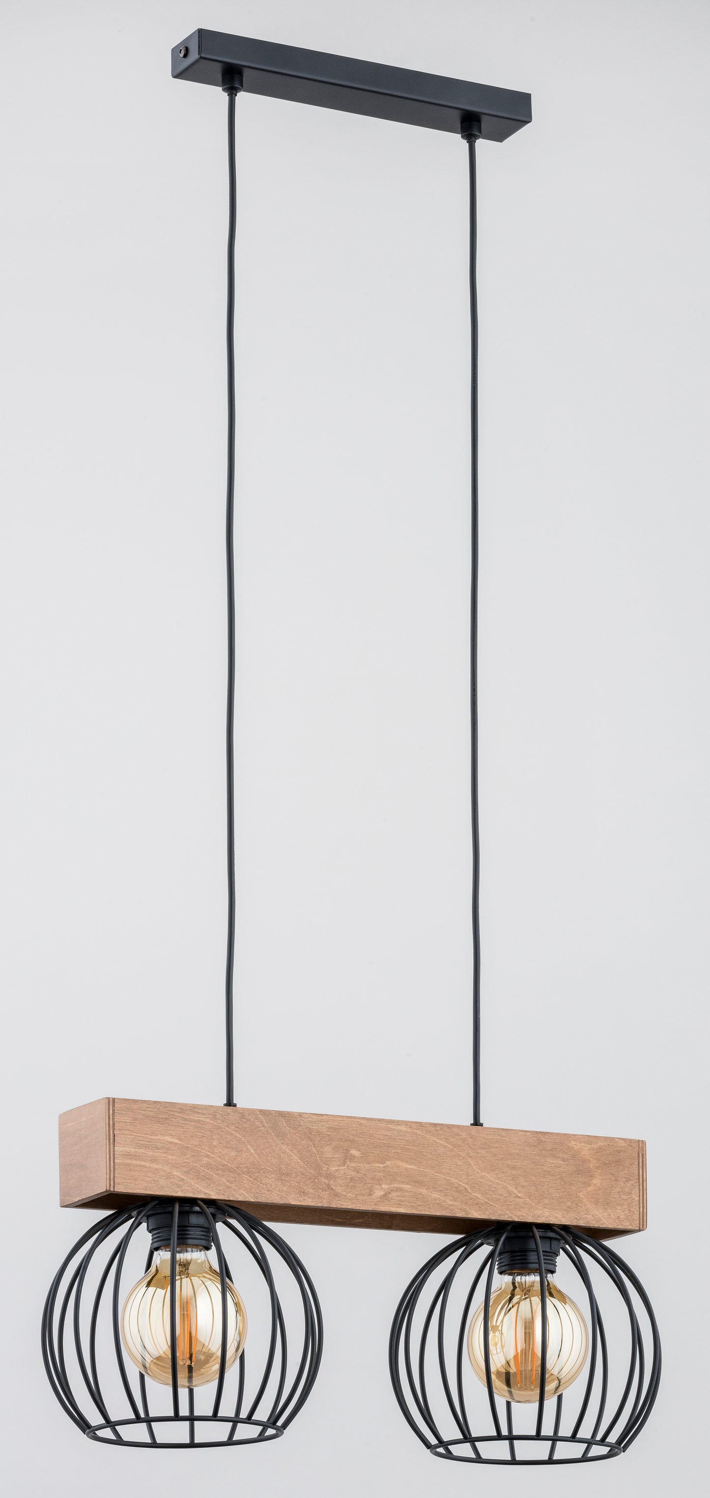 PENDANT LAMP ALFA ARIZAN SLIM  Wooden 2 x E27