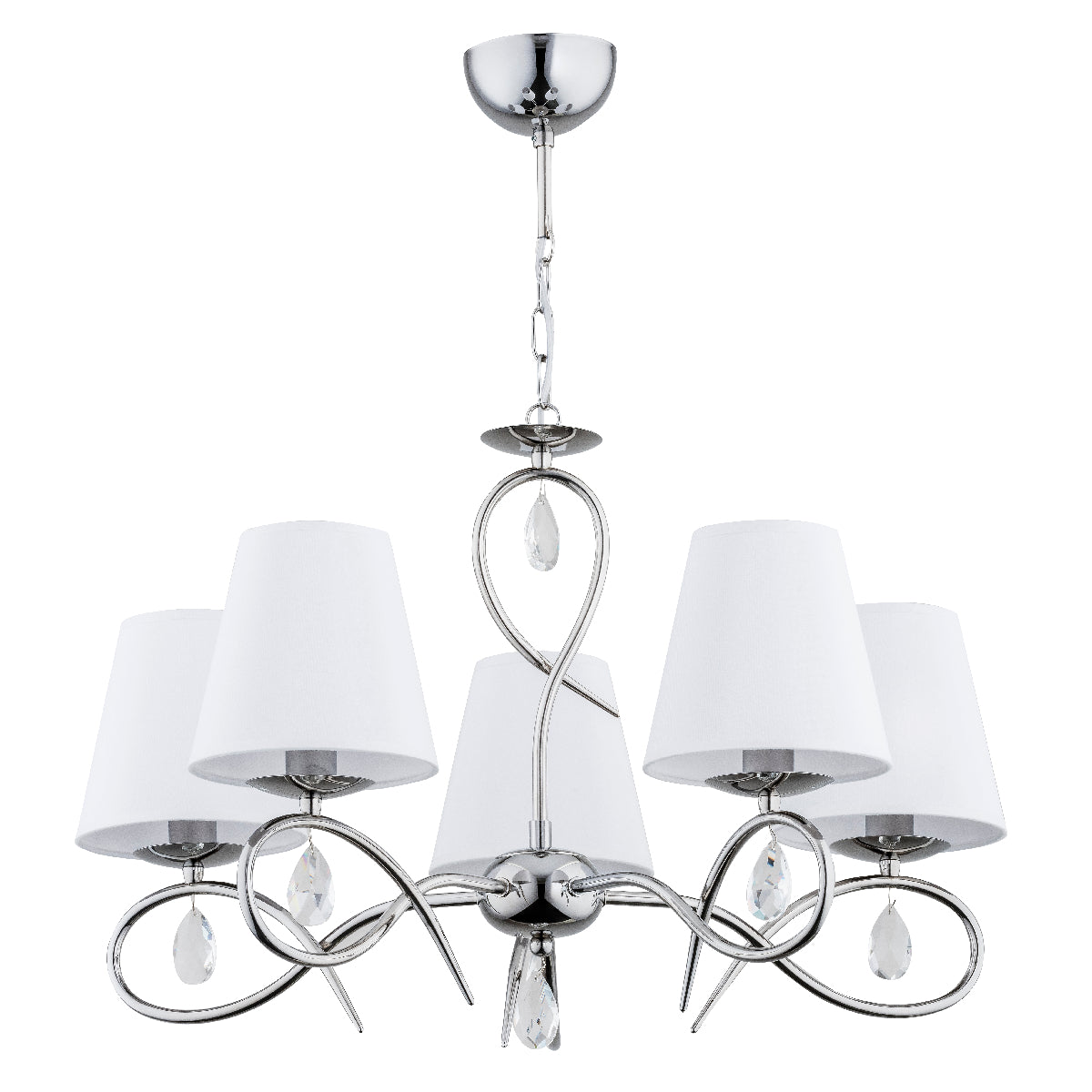 CHANDELIER ALFA SYNA Chrome 5 x E14