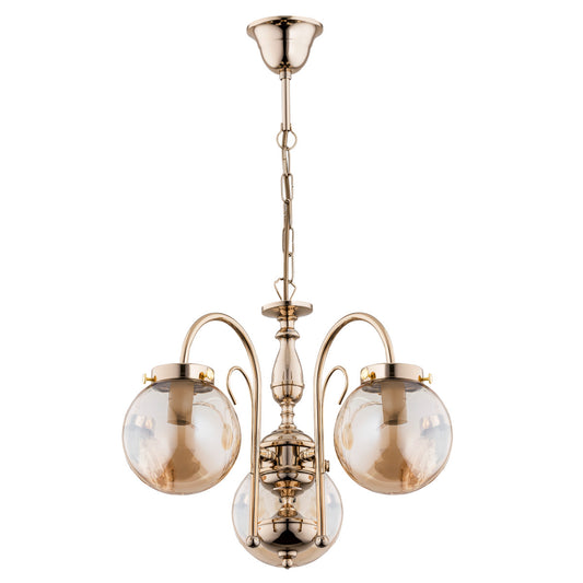 CHANDELIER ALFA HERO Gold 3 x E14