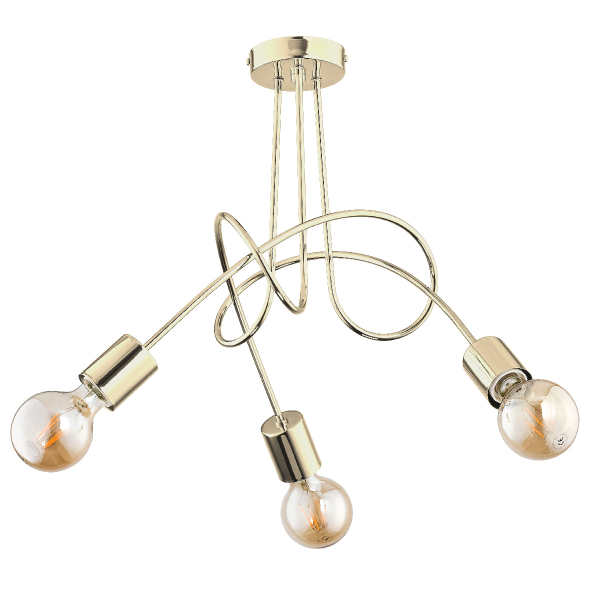 CEILING LAMP ALFA TANGO Gold 3 x E27