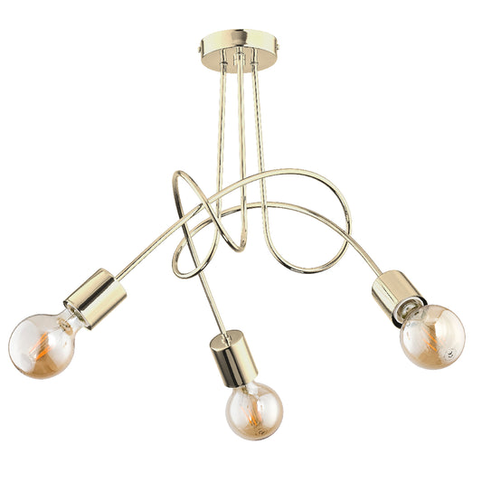 CEILING LAMP ALFA TANGO Gold 3 x E27