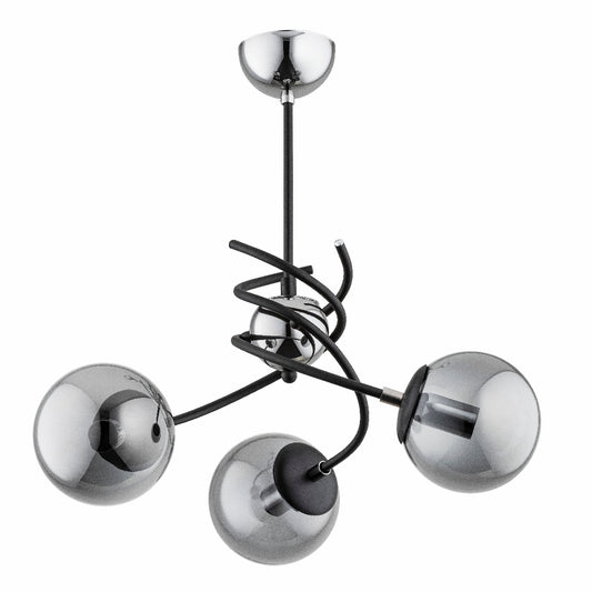 CEILING LAMP ALFA SALSA Black 3 x E14