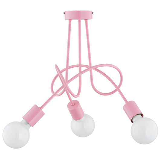 CEILING LAMP ALFA TANGO Pink 3 x E27