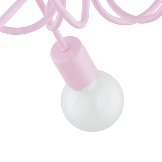 CEILING LAMP ALFA TANGO Pink 5 x E27