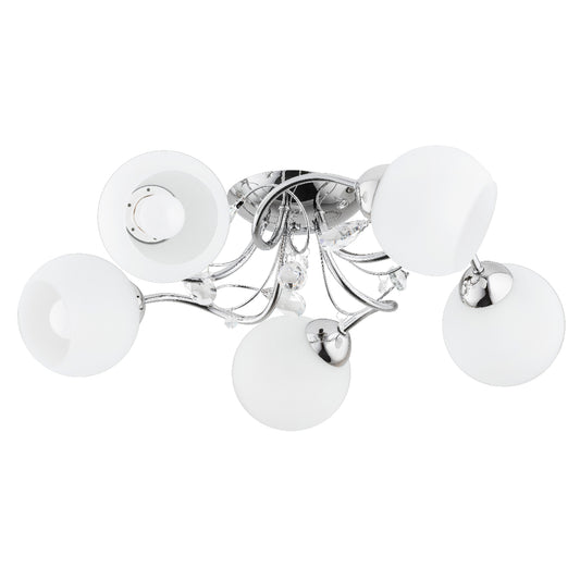 CEILING LAMP ALFA LIVIA PRO Chrome 5 x E27