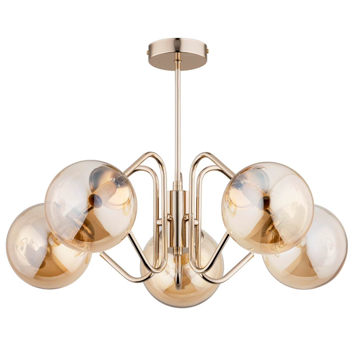 CEILING LAMP ALFA YUMA Gold 5 x E14