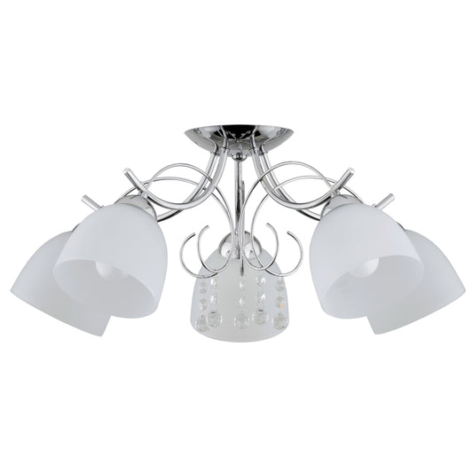 CEILING LAMP ALFA OTELIA Chrome 5 x E27