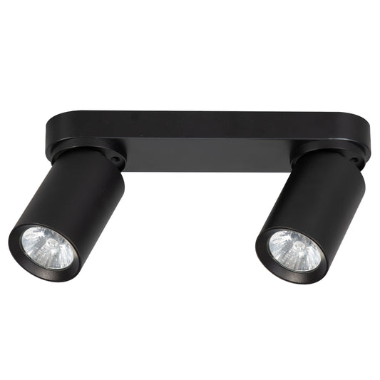 LAMP CEILING SPOTLIGHT ALFA FLE x  Black 2 x GU10
