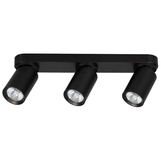 LAMP CEILING SPOTLIGHT ALFA FLE x  Black 3 x GU10