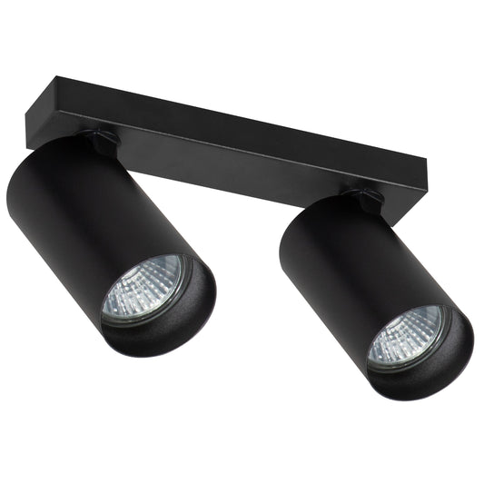 LAMP CEILING SPOTLIGHT ALFA ALASA Black 2 x GU10