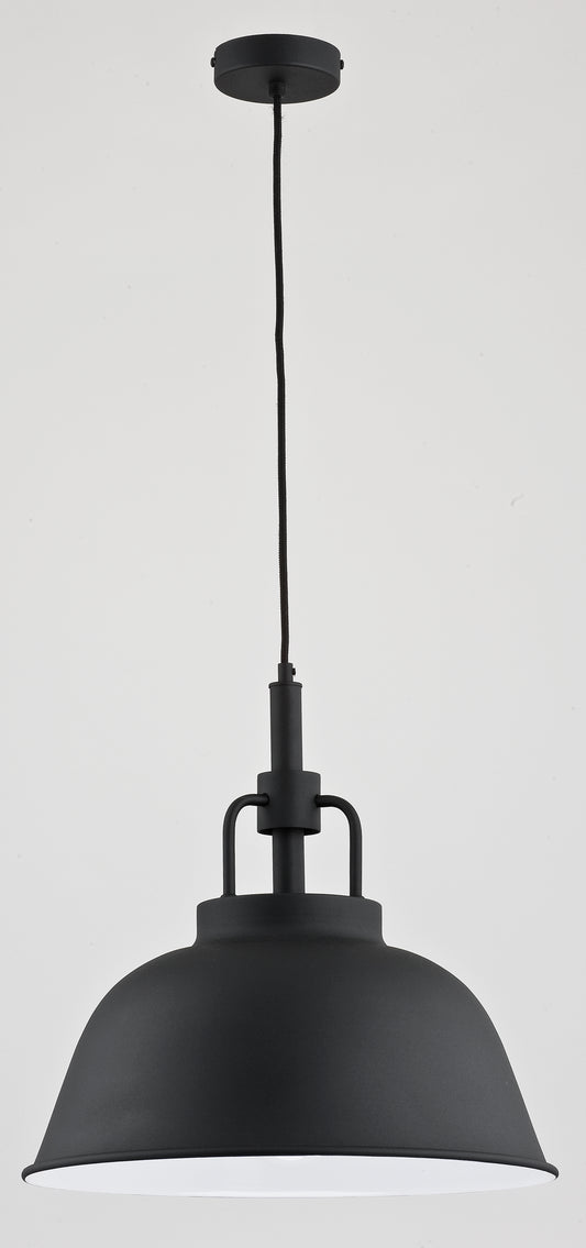 PENDANT LAMP ALFA ALCANTARA Black 1 x E27