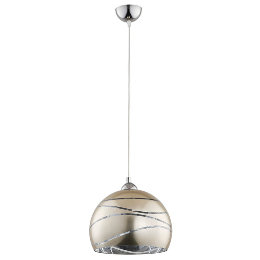 PENDANT LAMP ALFA NARVI Chrome 1 x E27