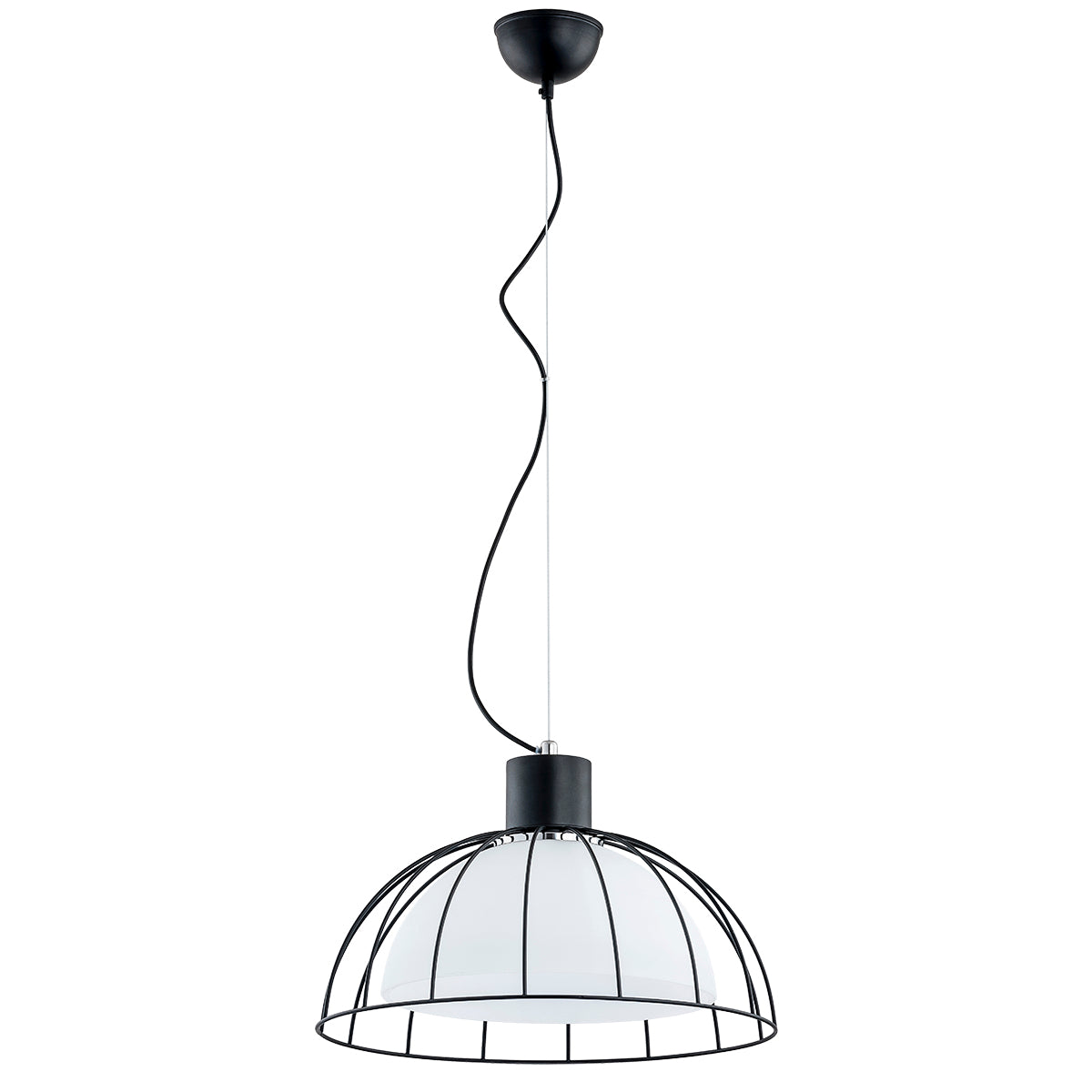 PENDANT LAMP ALFA BONNY Black & White 1 x E27