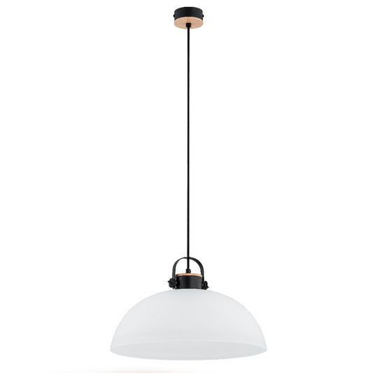 PENDANT LAMP PENDANT LAMP ALFA BOLO BIG WOODEN HANGING LAMP 1 x E27