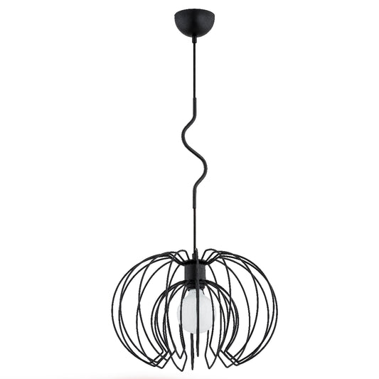 PENDANT LAMP ALFA KIWI Black 1 x E27