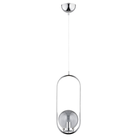 PENDANT LAMP ALFA OVAL Chrome 1 x E14