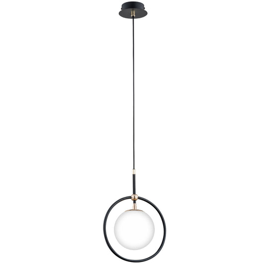 PENDANT LAMP ALFA AKIRA Black & White 1 x E14