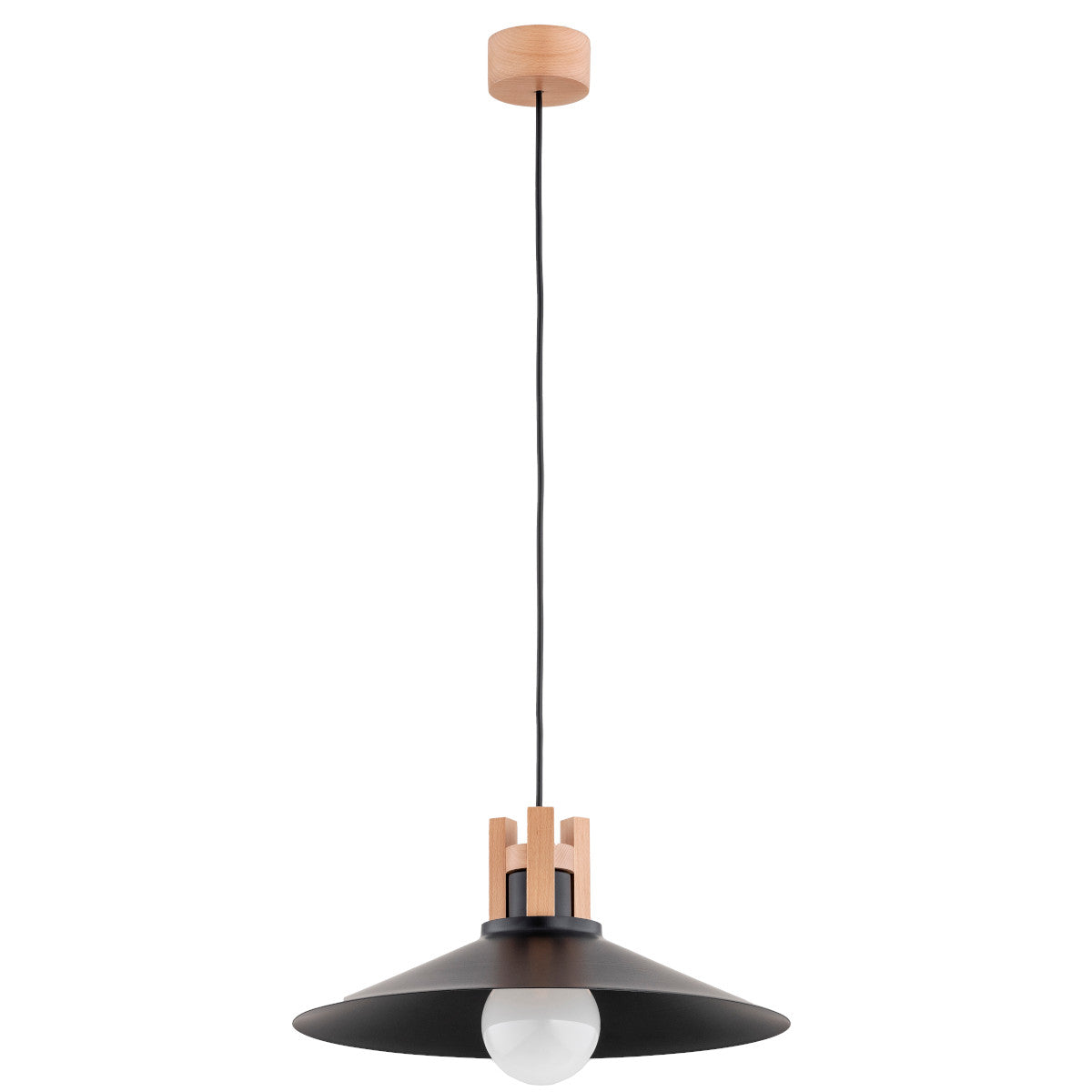 PENDANT LAMP ALFA CEZUS  Wooden 1 x E27