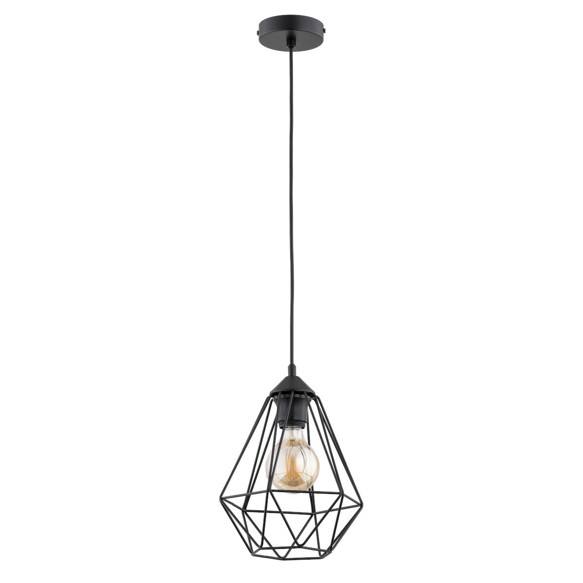 PENDANT LAMP ALFA KOSMOS Black 1 x E27