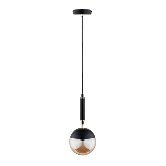 PENDANT LAMP ALFA MARAKAS Black & Gold 1 x E14