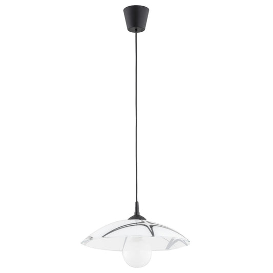 PENDANT LAMP ALFA BEGONIA Black & White 1 x E27