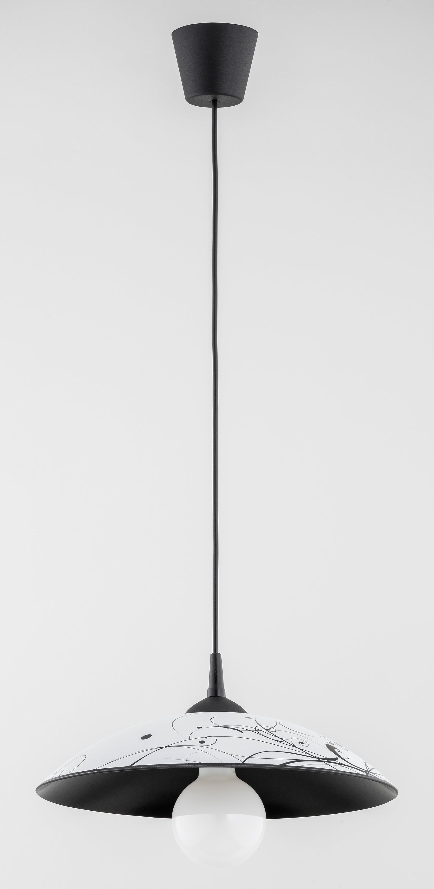 PENDANT LAMP ALFA KAKTUS Black & White 1 x E27