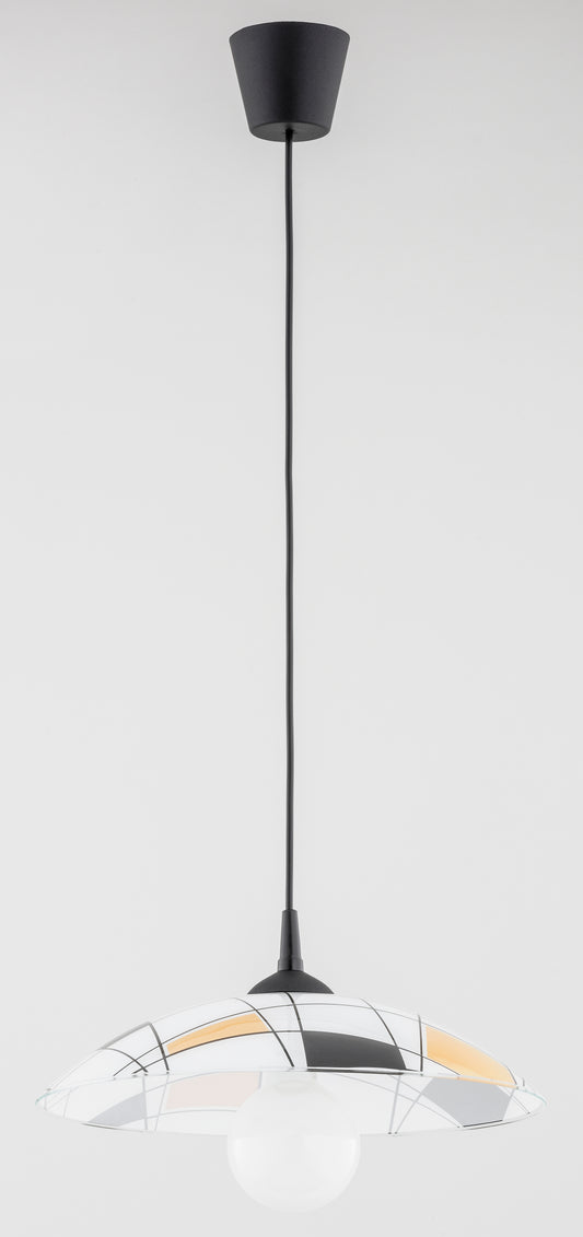 PENDANT LAMP ALFA KROKUS Black & White 1 x E27