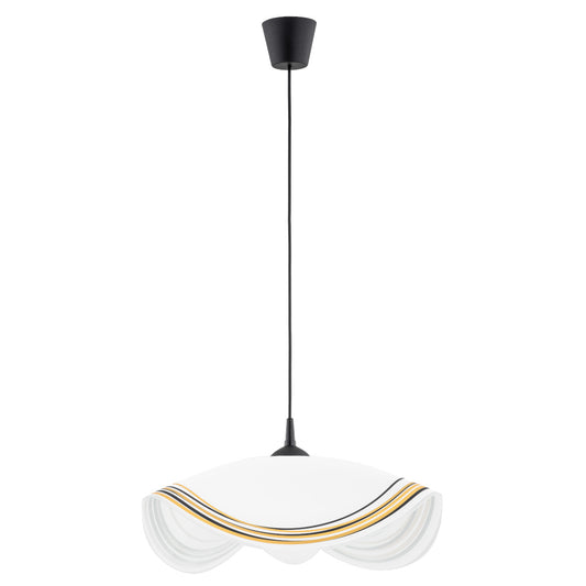PENDANT LAMP ALFA Å»ONKIL Black & White 1 x E27