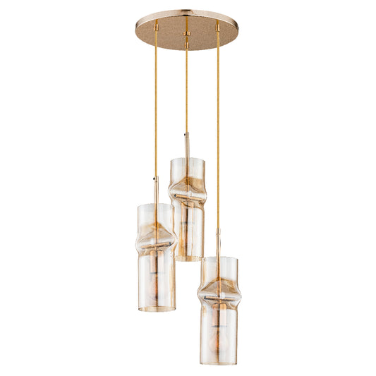 PENDANT LAMP ALFA KAPRIS Gold 3 x E27