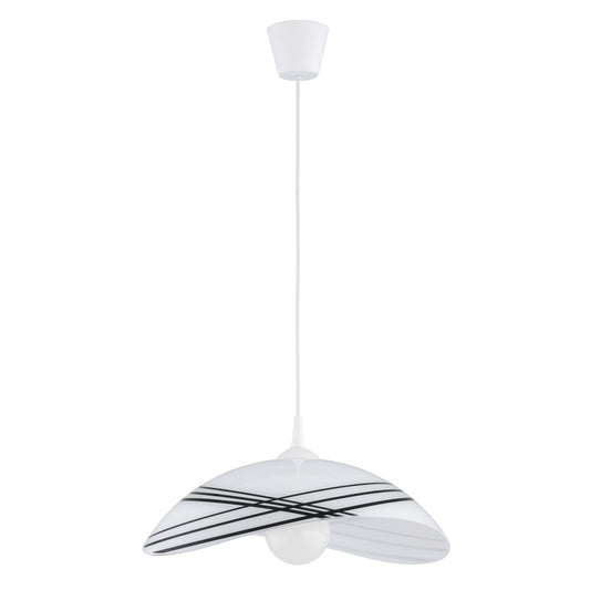 PENDANT LAMP ALFA BRATEK Black & White 1 x E27