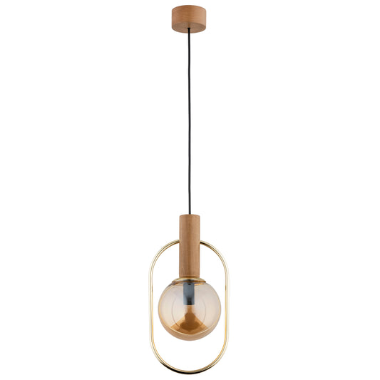 PENDANT LAMP ALFA MUFI  Wooden 1 x E14