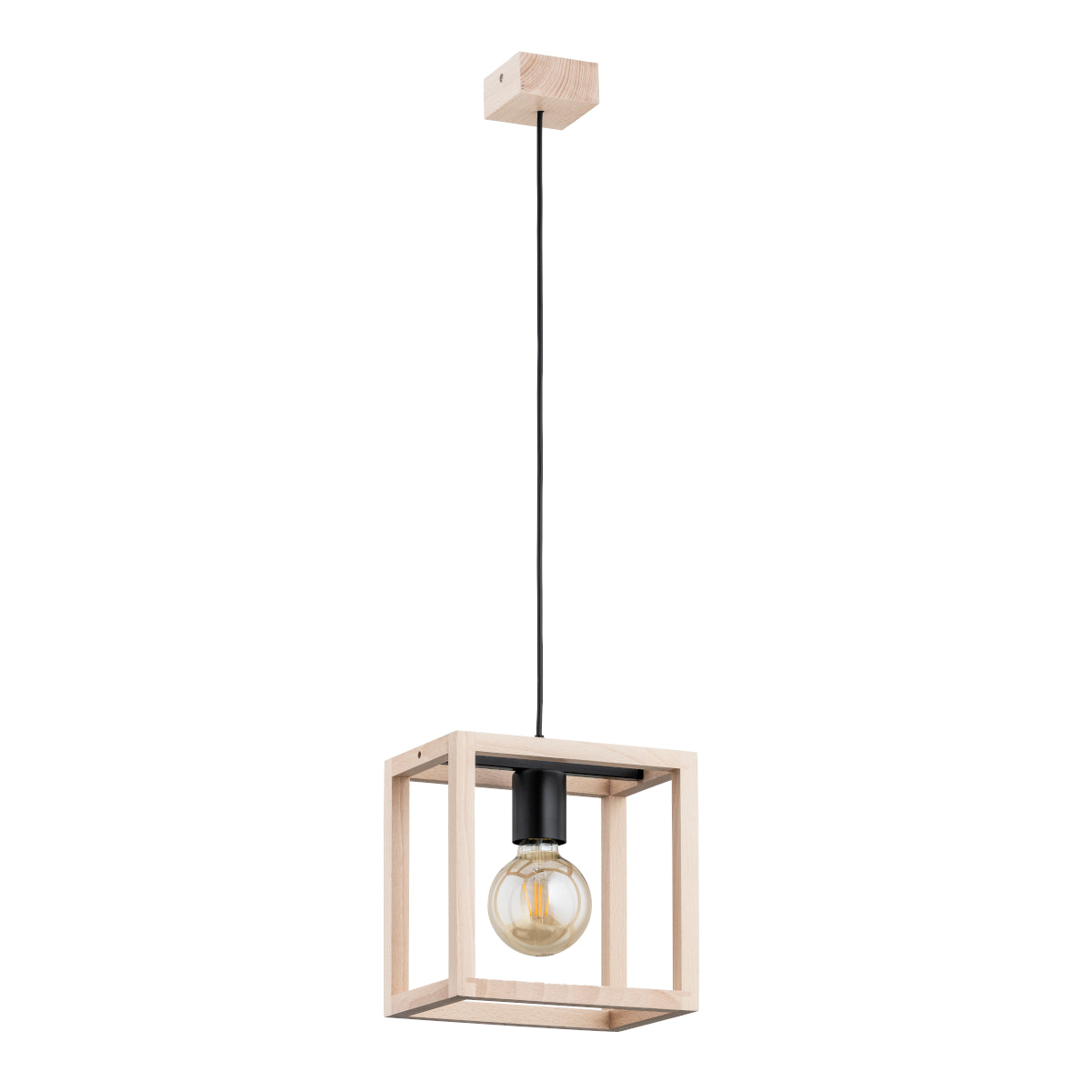 PENDANT LAMP ALFA PAKO  Wooden 1 x E27